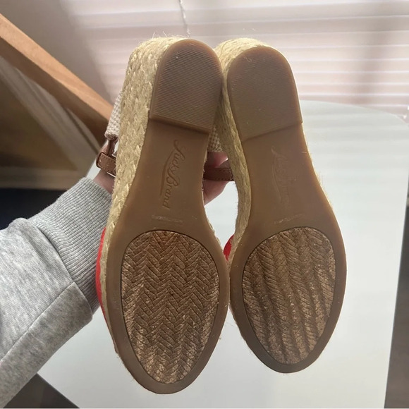 Lucky Brand Kyndra Espadrille Wedge Sandals in Cayenne 7.5 - Picture 7 of 8